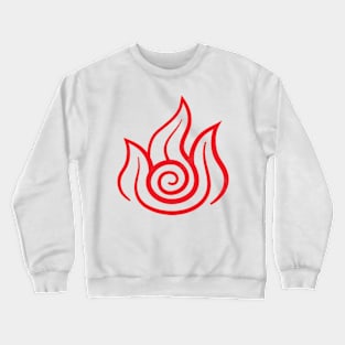 Fire Bending Nation Symbol Crewneck Sweatshirt